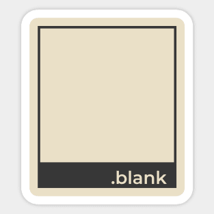 Blank Sticker